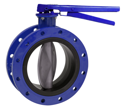 Double Flanged End Butterfly Valve