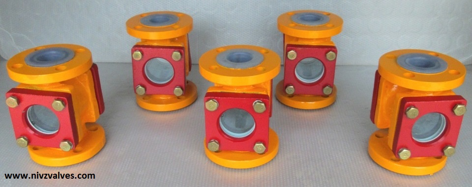 FEP, FPA, PTFE Lined Sight Flow Indicator