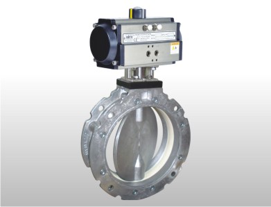 Pneumatic Aluminum Butterfly Valve for Cement