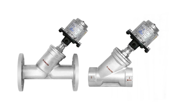 Y Angle type Control Valve